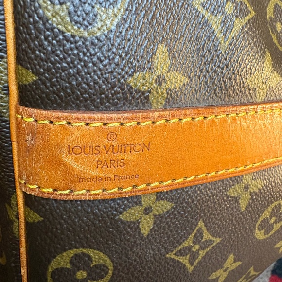 Louis Vuitton Vintage Brown Monogram Keepall 50. Made in France July 1992. - Picture 10 of 16